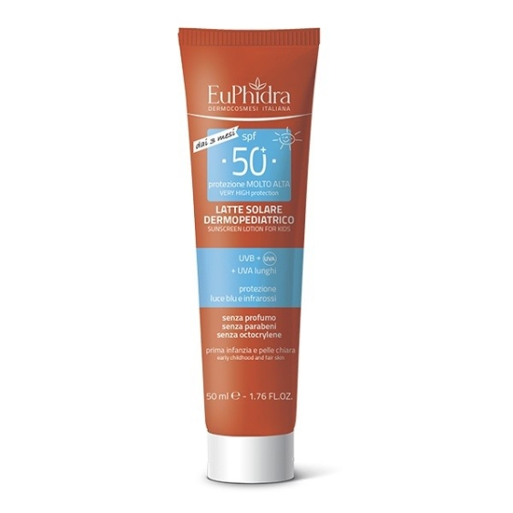 Euphidra Kaleido UV System Latte Solare Dermopediatrico SPF 50+ 50ML