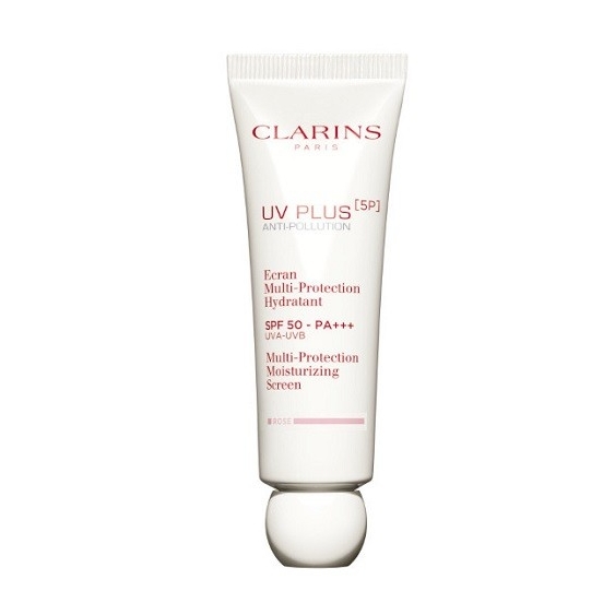 Clarins UV Plus Anti-Pollution SPF 50 Multi Protection Moisturizing Screen Rose 50ML