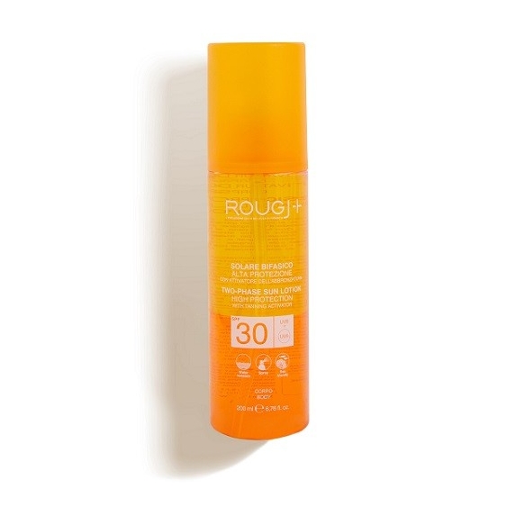 Rougj Solare Bifasico con Attivatore dell'Abbronzatura Corpo SPF30 200ML