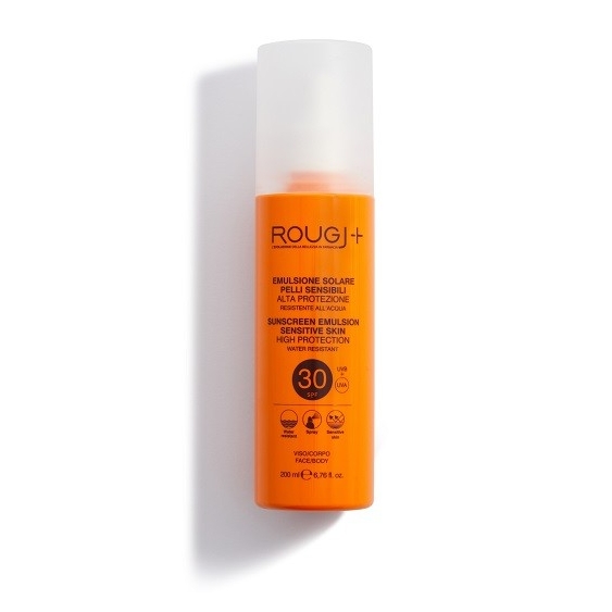 Rougj Protezione Solare Pelli Sensibili Viso/Corpo SPF30 200ML
