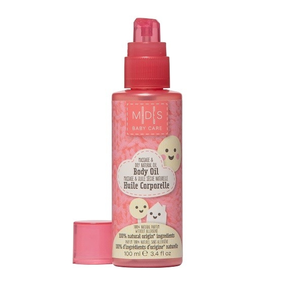 Mades Cosmetics Baby Care Massage & Dry Natural Body Oil 100ML