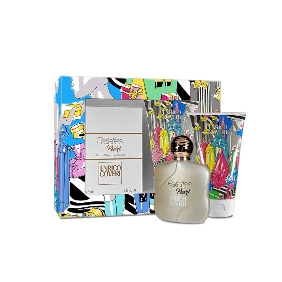 Enrico Coveri Paillettes Pearl 75 ml Cofanetto