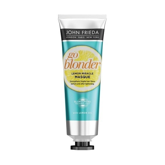 John Frieda Go Blonder Maschera Rinforzante prima e dopo la schiaritura 100ML
