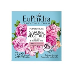 Euphidra Petali di Rosa Sapone Vegetale 75GR