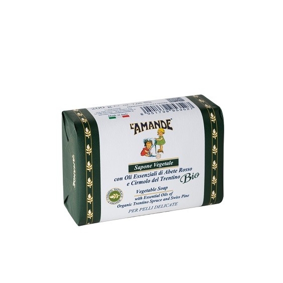 L'Amande Abete Rosso/Cirmolo Trentino Sapone Vegetale 200GR