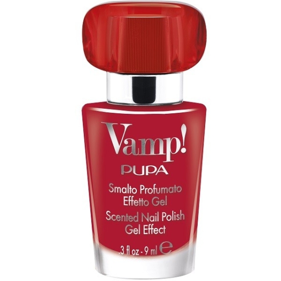 Pupa Vamp! Smalto Profumato Effetto Gel Rosso - 211 Scarlet Red