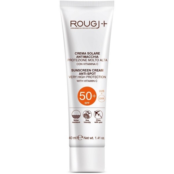 Rougj Crema Solare Viso Anti-Macchia con Vitamina C SPF50+  40ML