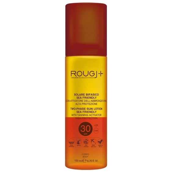 Rougj Solare Bifasico con Attivatore di Melanina SPF30 100ML