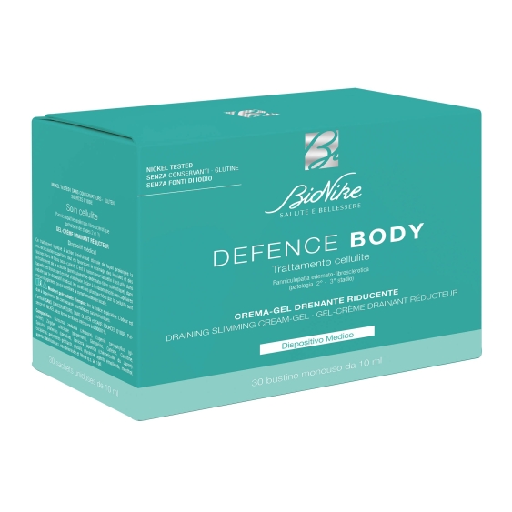 Bionike Defence Body Trattamento Cellulite Crema Gel Drenante Riducente 30PZ