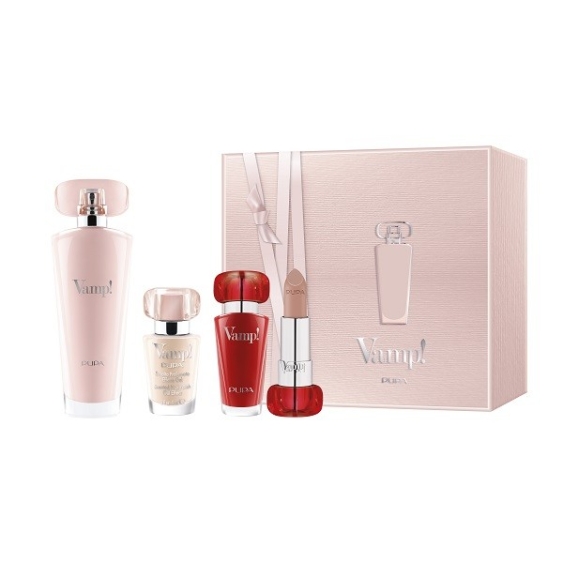Pupa Kit Vamp! Eau De Parfum Pink 50 ml & Vamp! Lipstick & Nail Polish