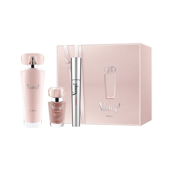 Pupa Kit Vamp! Eau De Parfum Pink 50 ml & Mascara Vamp! & Nail Polish