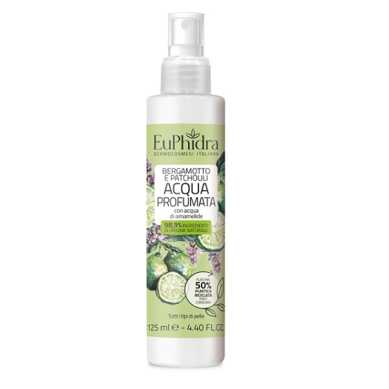 Euphidra Bergamotto E Patchouli Acqua Profumata 125ML