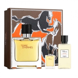 Hermes Terre D'Hermes Parfum 75 ml + 5 ml + Bagno Doccia Cofanetto