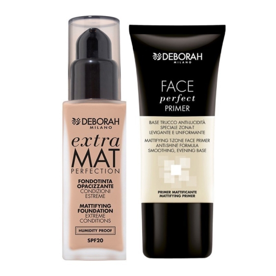 Deborah Extra Mat Perfection Fondotinta + Face Perfect Primer