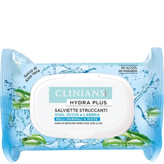 Clinians Hydra Plus Salviette Struccanti 25 pezzi