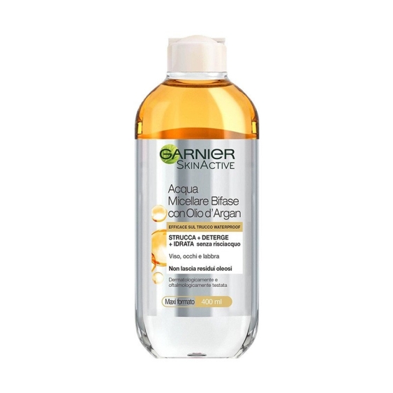 Garnier SkinActive Acqua Micellare Bifase Con Olio D'Argan 400 ml