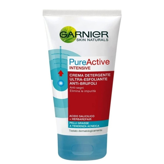 Garnier Crema Detergente Ultra-Esfoliante Anti-Brufoli 150 ml