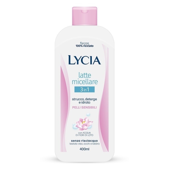 Lycia Latte Micellare 3in1 Pelli Sensibili 400 ml