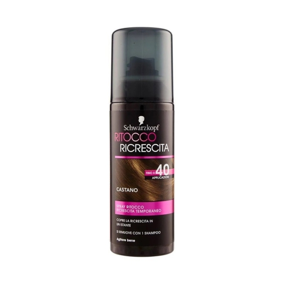 Schwarzkopf Ritocco Ricrescita Spray Temporaneo Castano 120 ml
