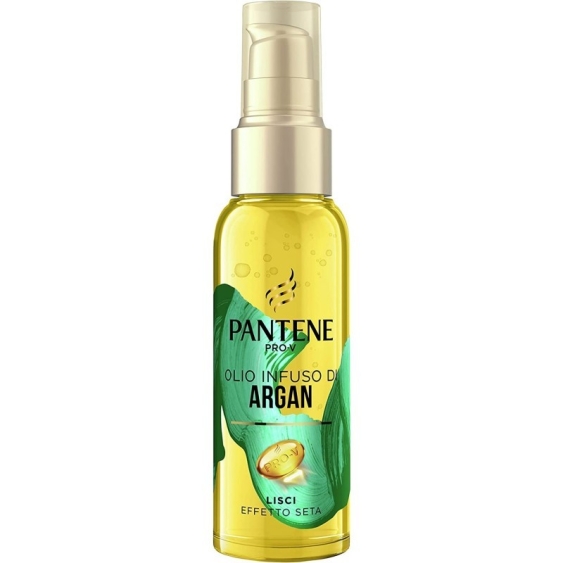 Pantene Olio Infuso di Argan Lisci Effetto Seta 100 ml