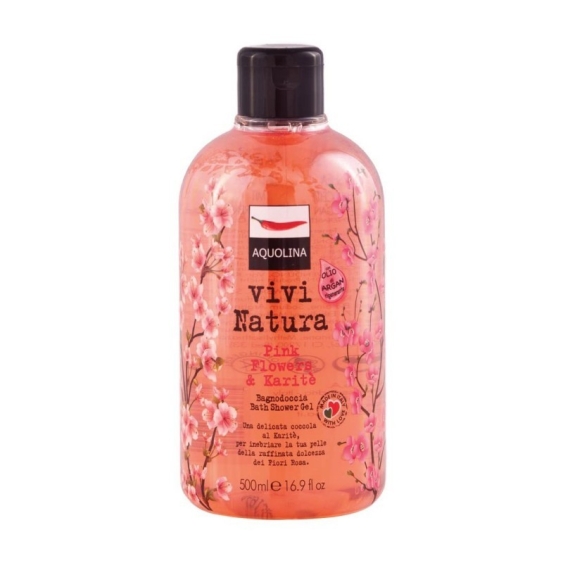 Aquolina Vivi Natura Pink Flowers & Karitè Bagnodoccia 500ML