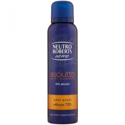 Neutro Roberts Uomo Deodorante Spray Asciutto Anti Sudore 150 ml
