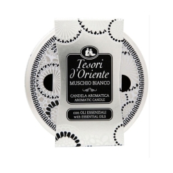 Tesori D'Oriente Muschio Bianco Candela Aromatica 200 g