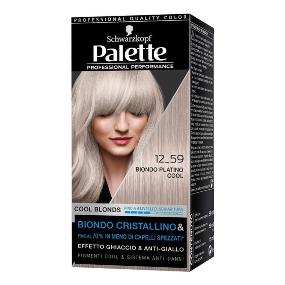 Schwarzkopf Palette Cool Blonds - 12.59 Biondo Platino Cool