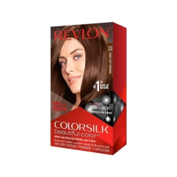 Revlon ColorSilk Beautiful Color Tinta per Capelli - 33 Castano Scuro Delicato