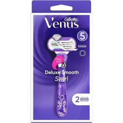Gillette Venus Deluxe Smooth Swirl Rasoio + 2 Lame