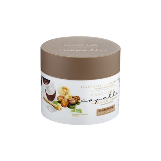 Edotea Maschera Capelli Nutriente Olio di Cocco E Burro di Karitè 250 ml