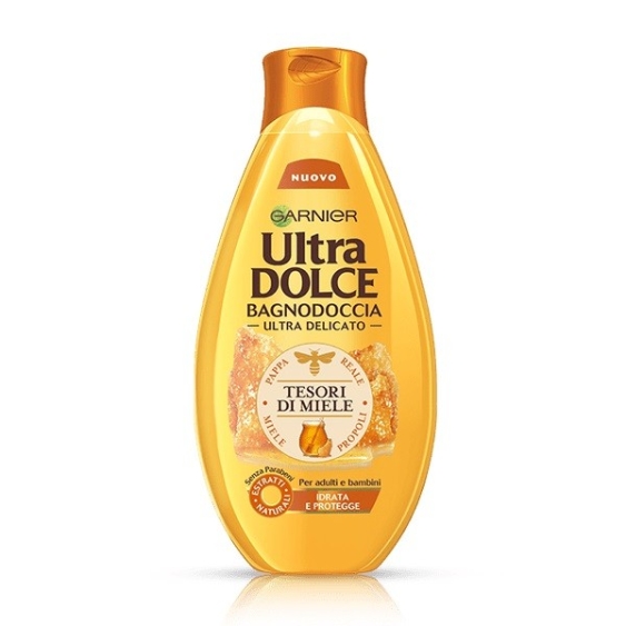 Garnier Ultra Dolce Tesori di Miele Bagnodoccia Ultra Delicato 500 ml