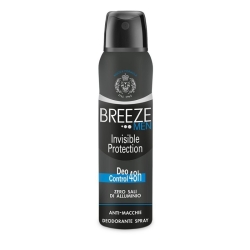 Breeze Men Invisible Protection Deodorante Spray 150 ml