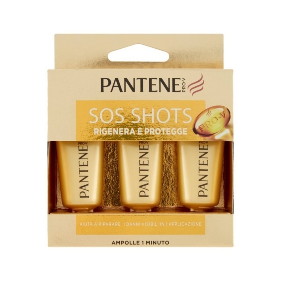 Pantene Sos Shots Rigenera E Protegge Ampolle 1 Minuto 3x15 ml