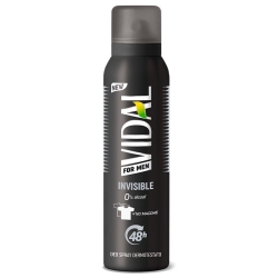 Vidal For Men Invisible Deodorante Spray 150 ml