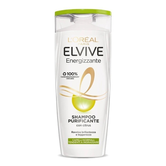 L'Oreal Paris Elvive Energizzante Shampoo Purificante Con Citrus 285 ml