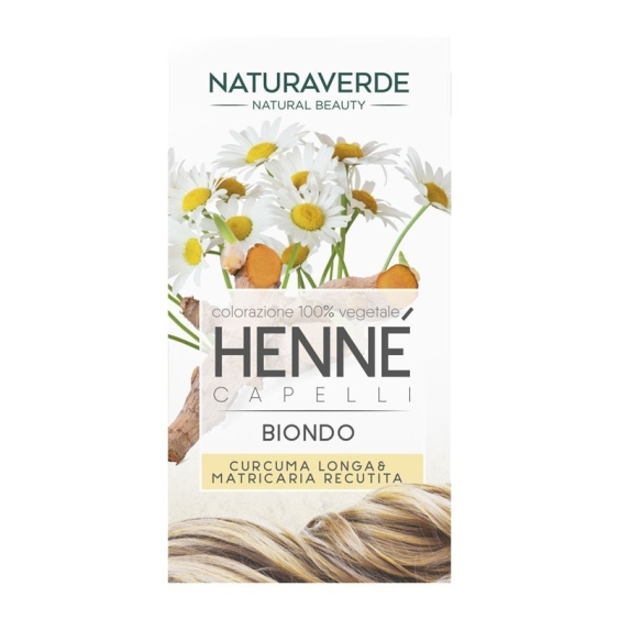 Naturaverde Henné Colorazione Vegetale Per Capelli - Biondo