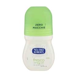 Neutro Roberts Fresco Zero Sali Tè Verde e Lime Deo Roll On 50 ml