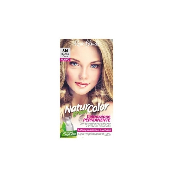Renee Blanche Natur Color Green Colorazione Permanente Naturale 8N Biondo Chiaro