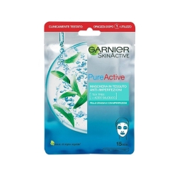 Garnier Pure Active Maschera In Tessuto Anti Imperfezioni