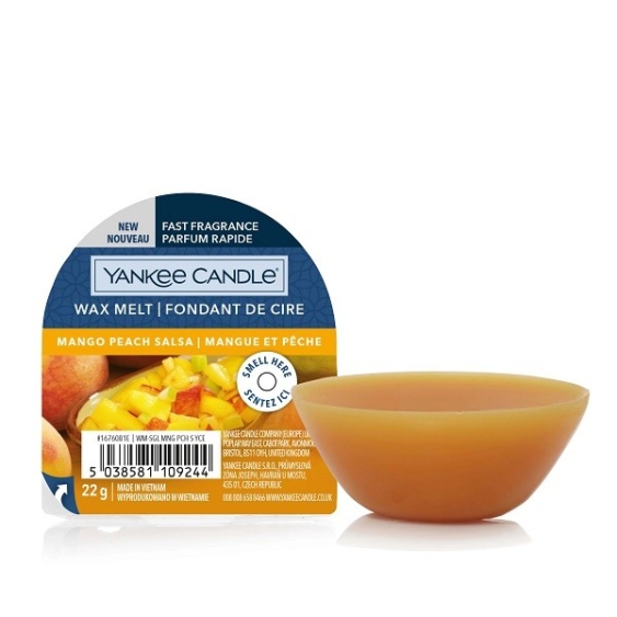 Yankee Candle Cera da sciogliere Mango Peach Salsa 22 gr