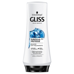 Schwarzkopf Gliss Hair Repair Purifica e Protegge Balsamo Anti-Inquinamento 200 ml