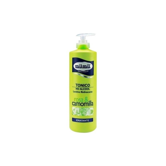 Mil Mil Tonico Lenitivo Rinfrescante Per Il Viso Alla Rosa E Camomilla No Alcool 500 ml