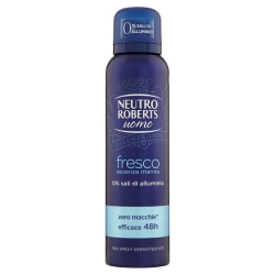 Neutro Roberts Deodorante Spray Uomo Fresco Essenza Marina 150 ml