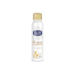 Neutro Roberts Deodorante Spray Per Pelle sensibile Avena E Latte 150 ml