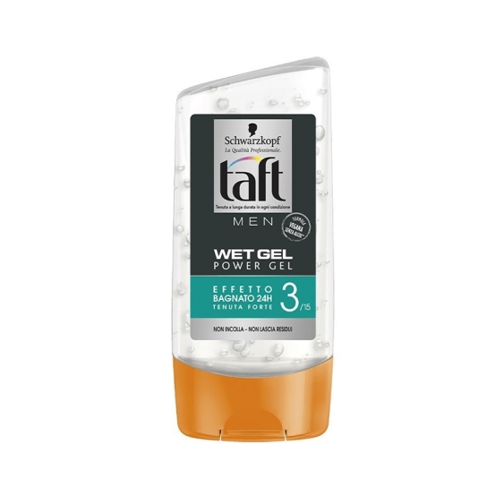 Schwarzkopf Taft Men Wet Gel Power Gel 3 - Effetto Bagnato E Tenuta Forte 150 ml
