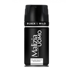 Malizia Uomo Black & Wild Eau De Toilette Deodorant 150 ml