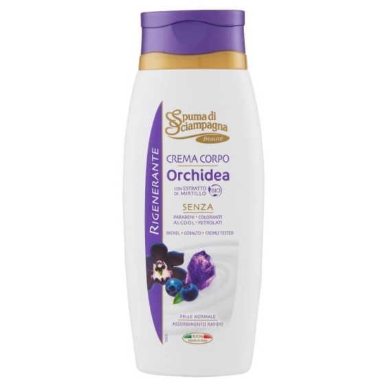 Spuma Di Sciampagna Crema Corpo Rigenerante Orchidea 250 ml