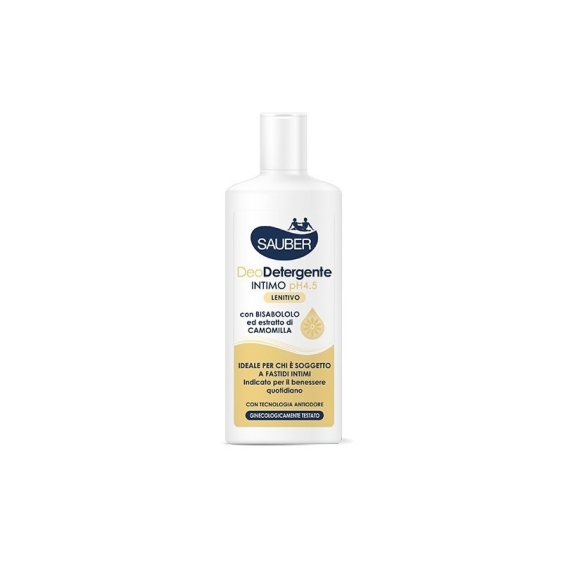 Sauber Deo Detergente Intimo Lenitivo pH 4.5 200ML