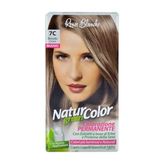 Renee Blanche Natur Color Green Colorazione Permanente Naturale 7C Biondo Cenere